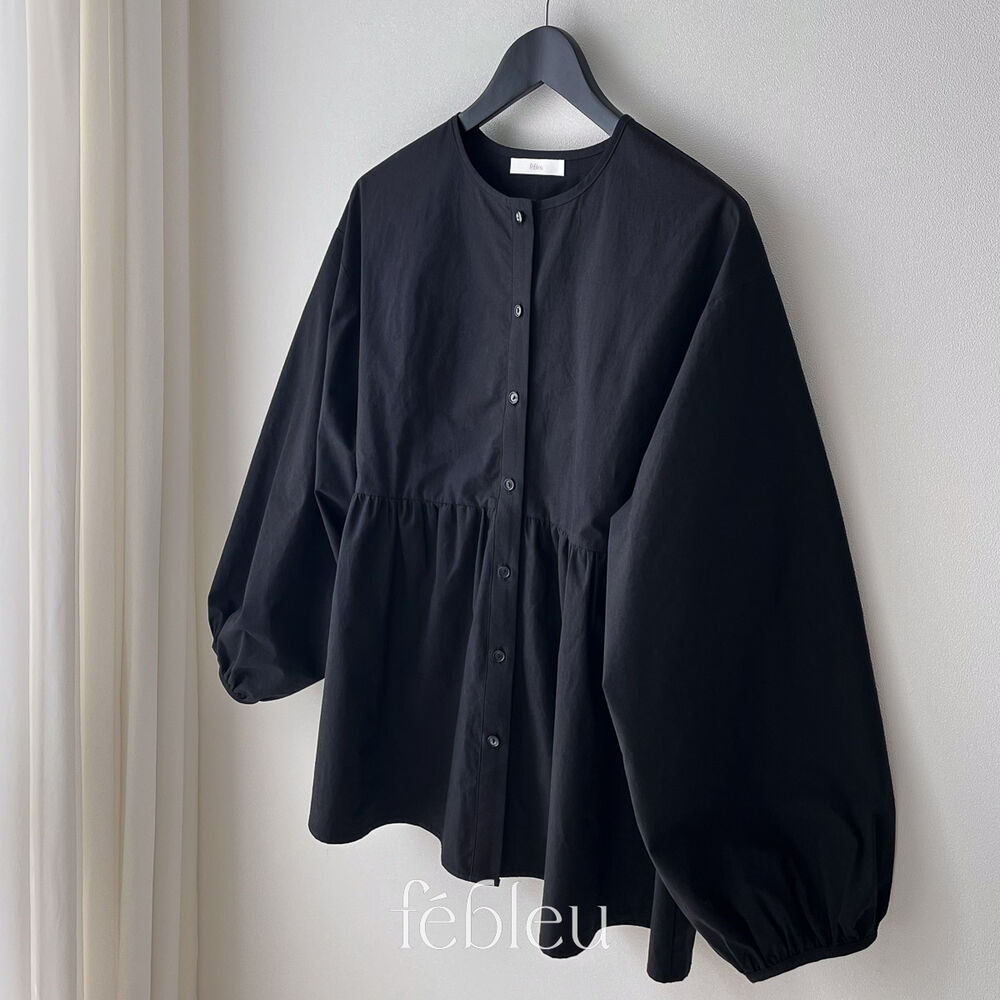 [made febleu] frill blouse